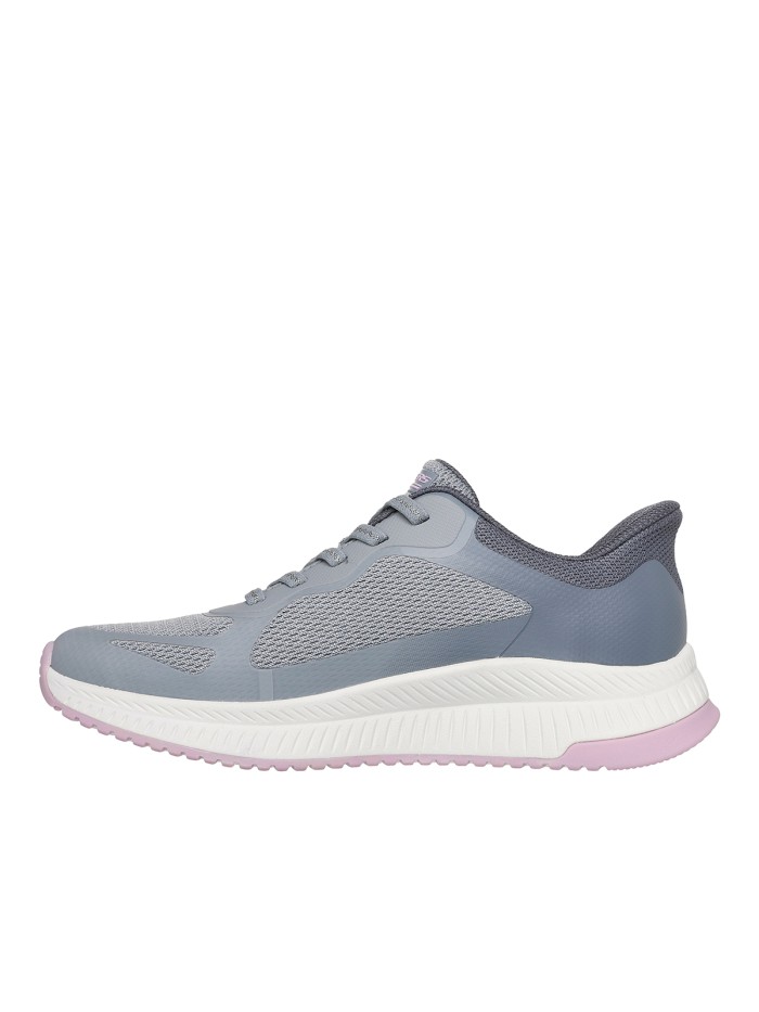 ZAPATILLAS DE MUJER Skechers Slip-ins: BOBS Squad 4 - Staple Look 117624 GRIS