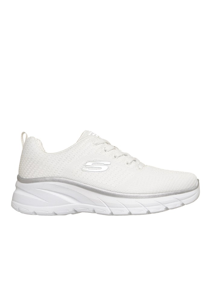 ZAPATILLAS DEPORTIVAS PARA MUJER BLANCAS SKECHERS Fashion Fit 2.0 WHITE_SILVER