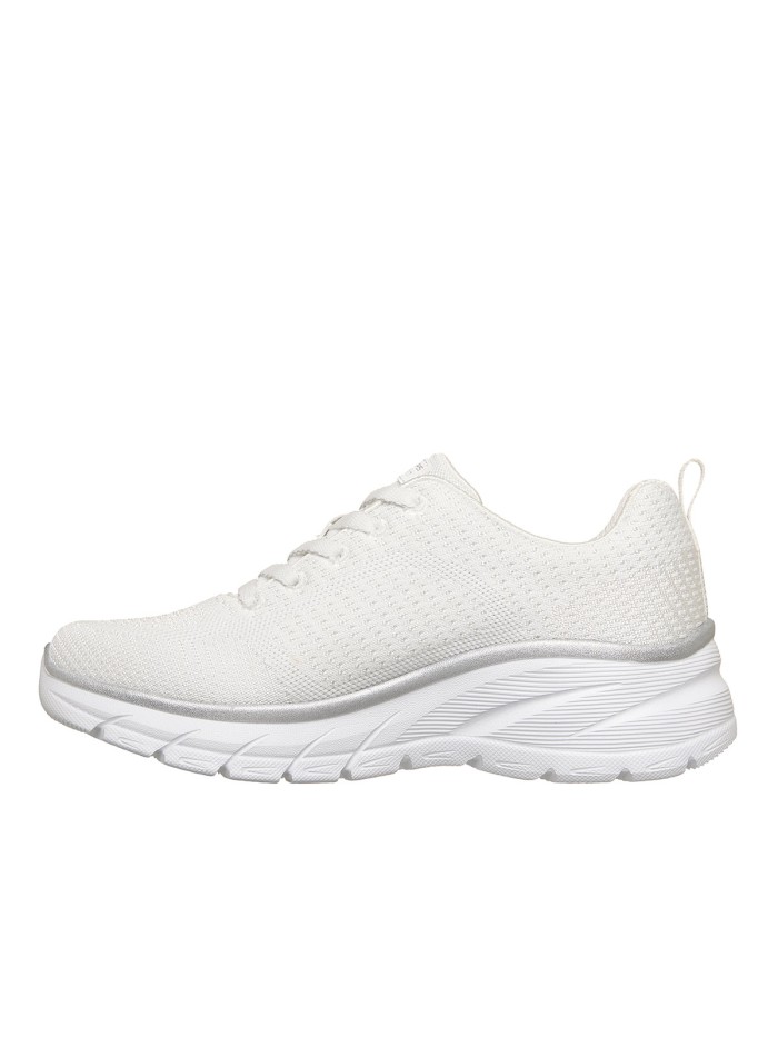 ZAPATILLAS DEPORTIVAS PARA MUJER BLANCAS SKECHERS Fashion Fit 2.0 WHITE_SILVER