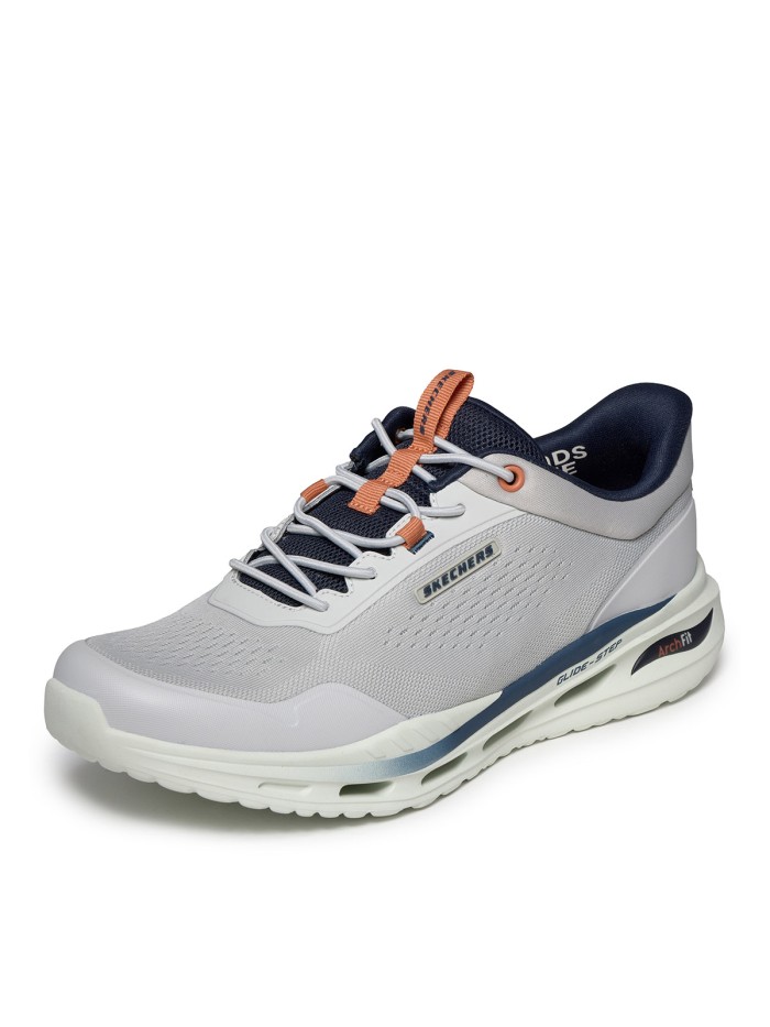 ZAPATILLAS DE CORDONES ELÁSTICOS PARA HOMBRE Skechers Slip-ins: Arch Fit Orvan - Hunter 211319 GRIS