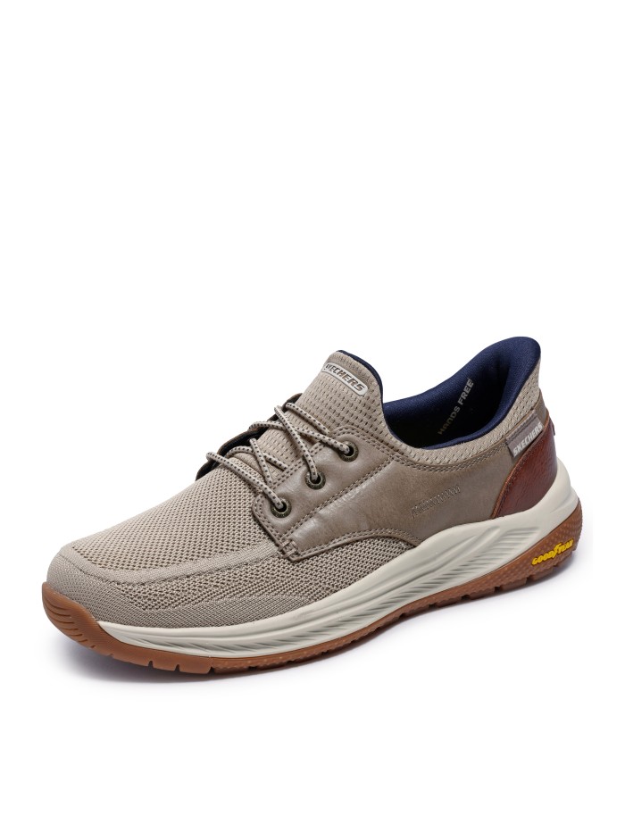 ZAPATILLAS DE HOMBRE Skechers Slip-ins Relaxed Fit: Meroe - Alden 205467 TAUPE