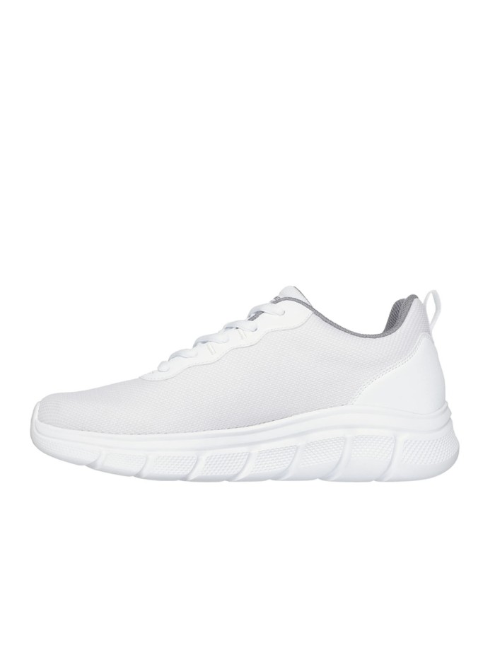 ZAPATILLAS VEGANAS DE HOMBRER Skechers BOBS Sport B Flex - Icy Edge 118109 BLANCO
