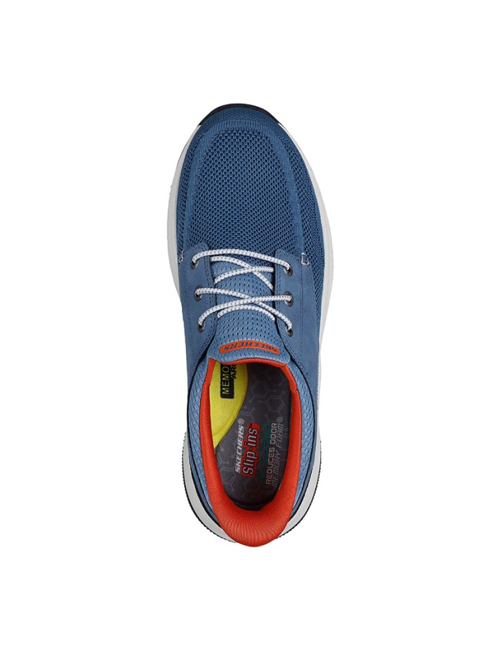 NAÚTICO DEPORTIVO DE Skechers Slip-ins Relaxed Fit: Meroe - Alden 205467 AZUL