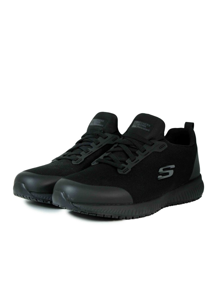 ZAPATILLAS DE TRABAJO Skechers Work Relaxed Fit: Squad SR - Myton 200051EC NEGRO