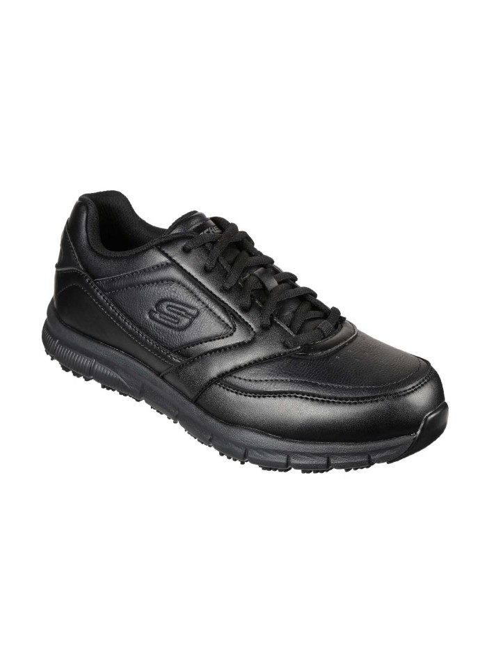ZAPATILLAS ANTIDESLIZANTES SKECHERS Work Relaxed Fit: Nampa SR 77156EC NEGRO