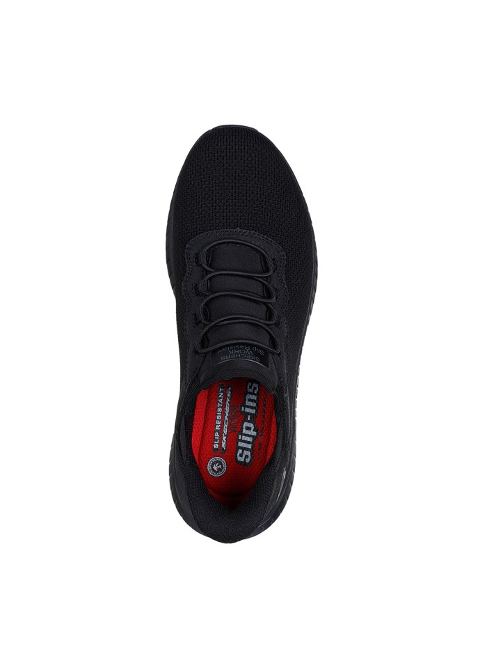 ZAPATILLAS DE TRABAJO SKECHERS 108194EC BLK EN NEGRO PARA MUJER