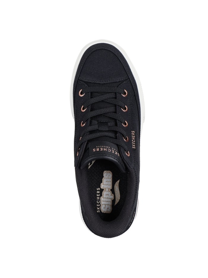 ZAPATILLAS DE LONA PARA MUJER SKECHERS Slip-ins: Arch Fit Arcade - See Ya There 177197 NEGRO