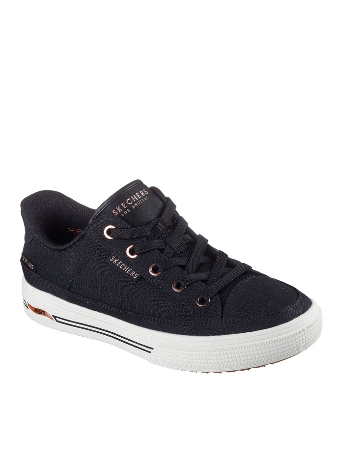 ZAPATILLAS DE LONA PARA MUJER SKECHERS Slip-ins: Arch Fit Arcade - See Ya There 177197 NEGRO