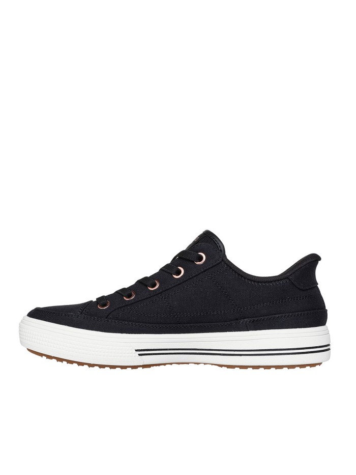 ZAPATILLAS DE LONA PARA MUJER SKECHERS Slip-ins: Arch Fit Arcade - See Ya There 177197 NEGRO