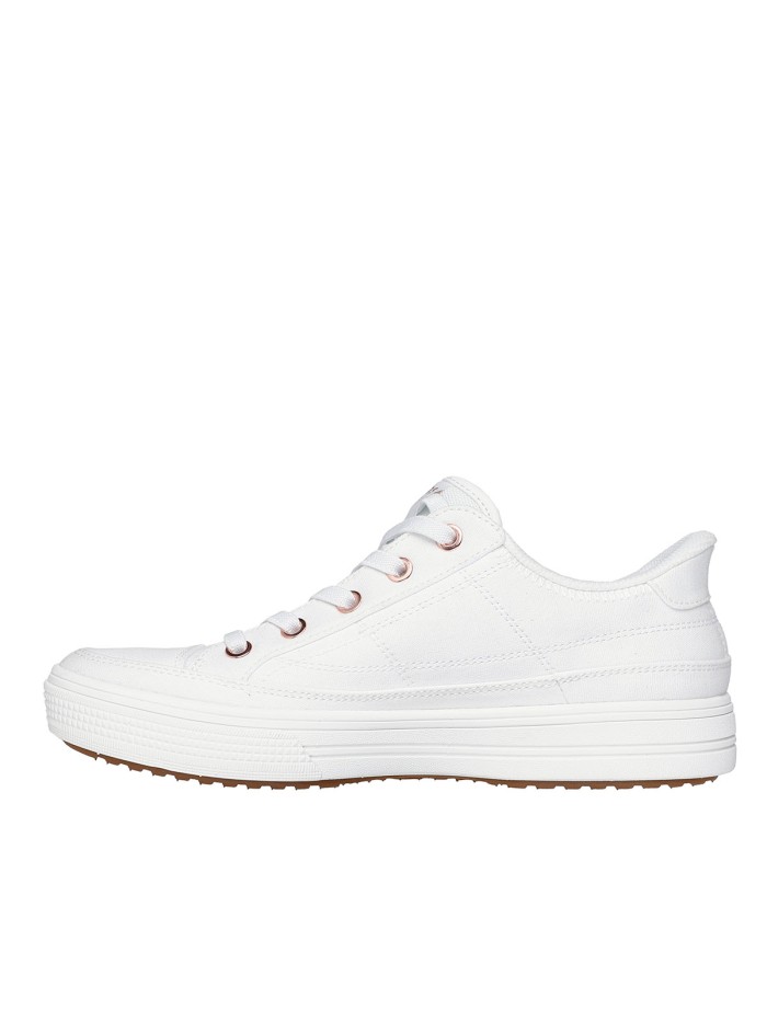 ZAPATILLAS DE LONA BLANCAS PARA MUJER SKECHERS Slip-ins: Arch Fit Arcade - See Ya There 177197