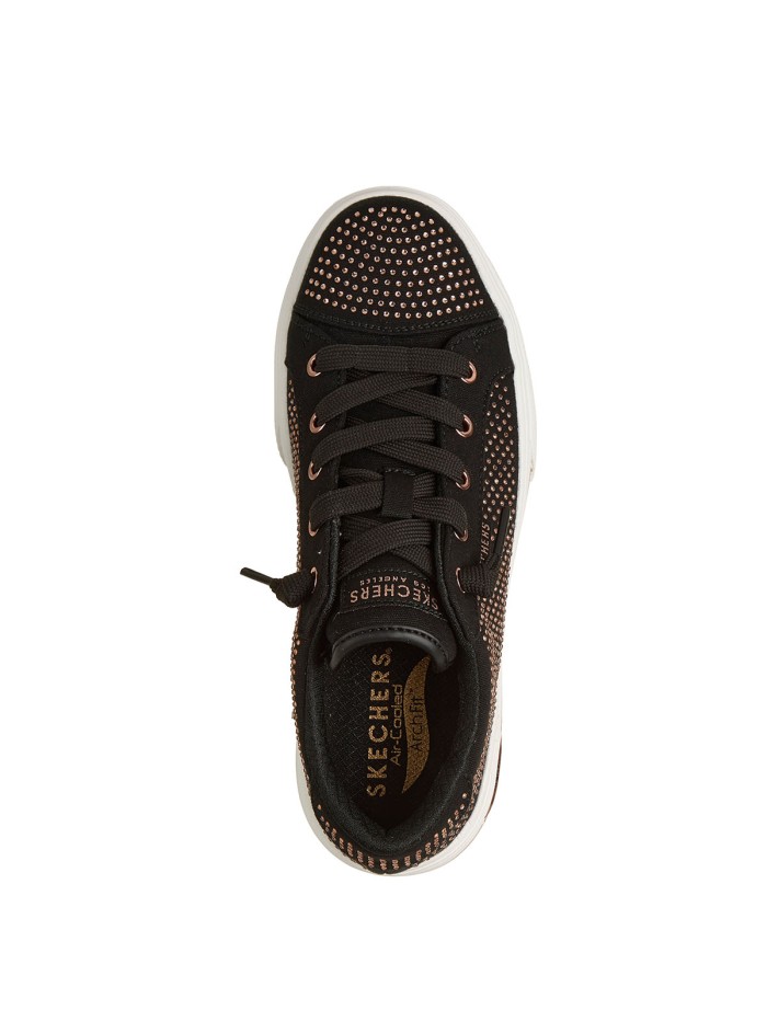 ZAPATILLAS CON PEDRERÍA PARA MUJER SKECHERS Arch Fit Arcade - Gem Steps 177221 NEGRO