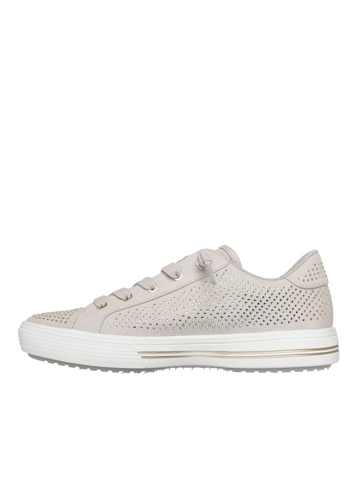 ZAPATILLAS CON PEDRERÍA PARA MUJER SKECHERS Arch Fit Arcade - Gem Steps 177221 TAUPE