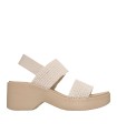 SANDALIAS DE TACÓN CONFORT PARA MUJER SKECHERS Cali Day 119413 BLANCO