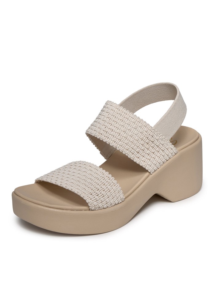SANDALIAS DE TACÓN CONFORT PARA MUJER SKECHERS Cali Day 119413 BLANCO