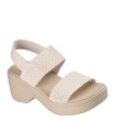 SANDALIAS DE TACÓN CONFORT PARA MUJER SKECHERS Cali Day 119413 BLANCO