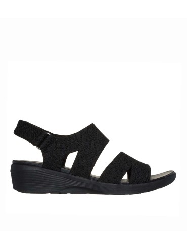 SANDALIAS CONFORT SKECHERS PARA MUJER ARYA - MODERN MUSE 163420 NEGRO