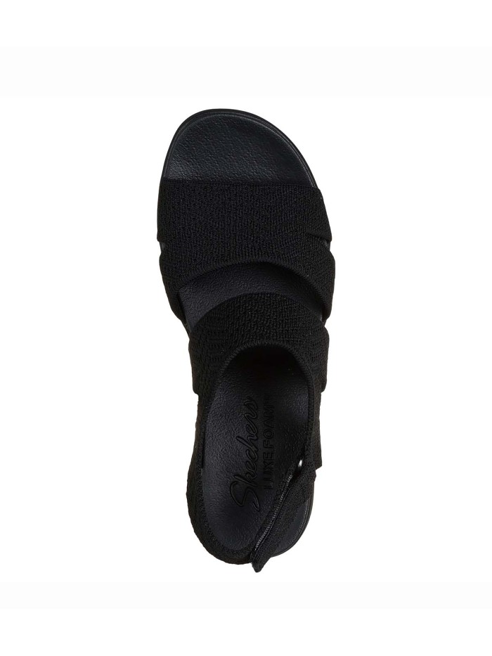 SANDALIAS CONFORT SKECHERS PARA MUJER ARYA - MODERN MUSE 163420 NEGRO