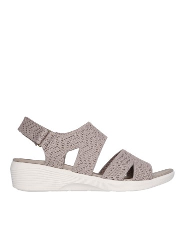 SANDALIAS ELÁSTICAS DE MUJER SKECHERS Arya - Modern Muse 163420 TAUPE