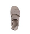 SANDALIAS ELÁSTICAS DE MUJER SKECHERS Arya - Modern Muse 163420 TAUPE
