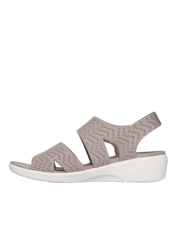 SANDALIAS ELÁSTICAS DE MUJER SKECHERS Arya - Modern Muse 163420 TAUPE