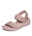 SANDALIAS ELÁSTICAS CON VELCRO PARA MUJER SKECHERS Arya Favorite Finds Blush 119559 ROSA
