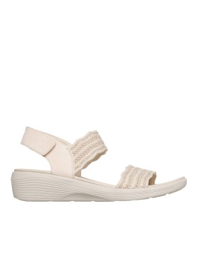 SANDALIAS ELÁSTICAS CON VELCRO PARA MUJER SKECHERS Arya Favorite Finds Blush 119559 BEIGE