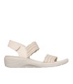 SANDALIAS ELÁSTICAS CON VELCRO PARA MUJER SKECHERS Arya Favorite Finds Blush 119559 BEIGE