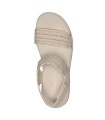 SANDALIAS ELÁSTICAS CON VELCRO PARA MUJER SKECHERS Arya Favorite Finds Blush 119559 BEIGE