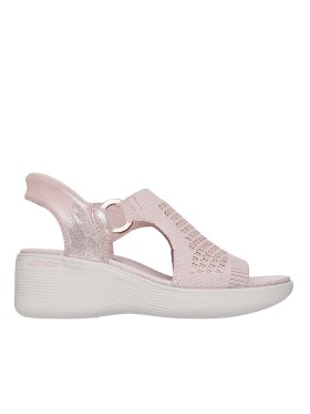 SANDALIAS ELÁSTICAS CON CUÑA PARA MUJER Skechers Slip Ins - Martha Stewart 188001 ROSA