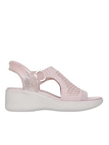 SANDALIAS ELÁSTICAS CON CUÑA PARA MUJER Skechers Slip Ins - Martha Stewart 188001 ROSA