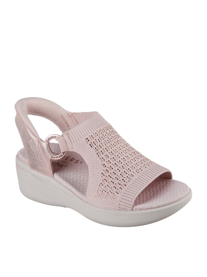 SANDALIAS ELÁSTICAS CON CUÑA PARA MUJER Skechers Slip Ins - Martha Stewart 188001 ROSA