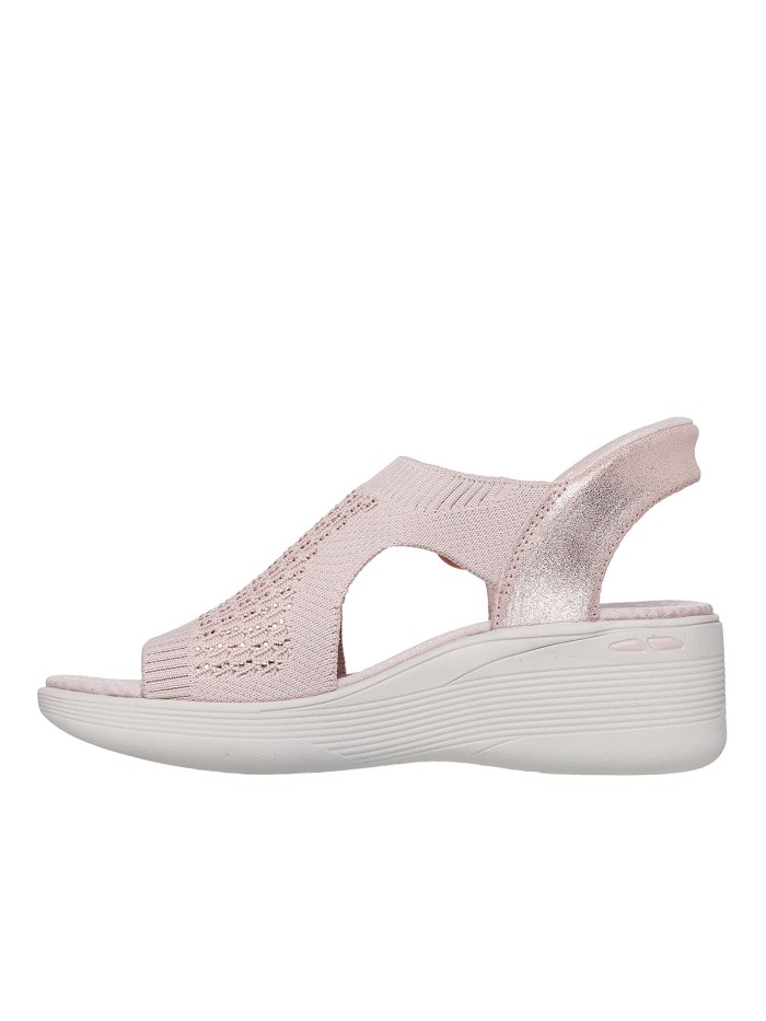 SANDALIAS ELÁSTICAS CON CUÑA PARA MUJER Skechers Slip Ins - Martha Stewart 188001 ROSA
