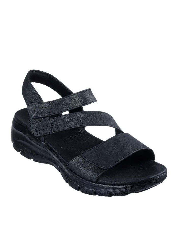 SANDALIAS DEPORTIVAS DE MUJER SKECHERS Relaxed Fit: Easy Going - All Day Chic 163532 NEGRO
