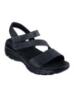 SANDALIAS DEPORTIVAS DE MUJER SKECHERS Relaxed Fit: Easy Going - All Day Chic 163532 NEGRO