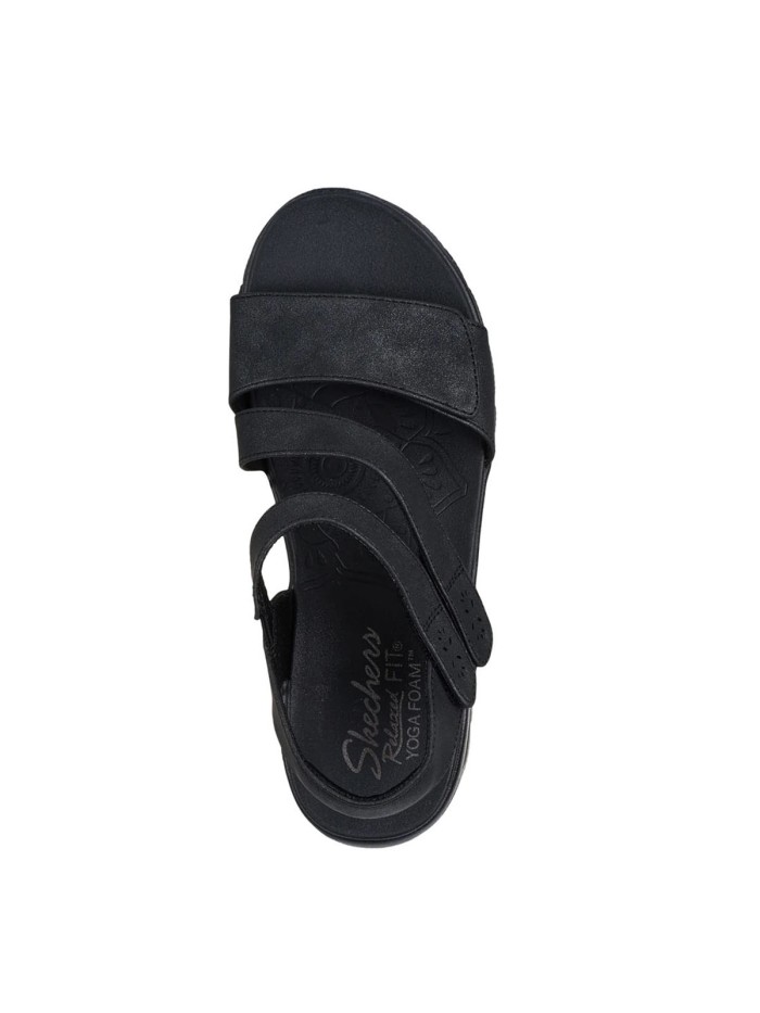 SANDALIAS DEPORTIVAS DE MUJER SKECHERS Relaxed Fit: Easy Going - All Day Chic 163532 NEGRO