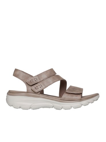 SANDALIAS DEPORTIVAS CON VELCROS DE MUJER SKECHERS Relaxed Fit: Easy Going - All Day Chic 163532 TAUPE