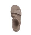 SANDALIAS DEPORTIVAS CON VELCROS DE MUJER SKECHERS Relaxed Fit: Easy Going - All Day Chic 163532 TAUPE