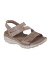 SANDALIAS DEPORTIVAS CON VELCROS DE MUJER SKECHERS Relaxed Fit: Easy Going - All Day Chic 163532 TAUPE