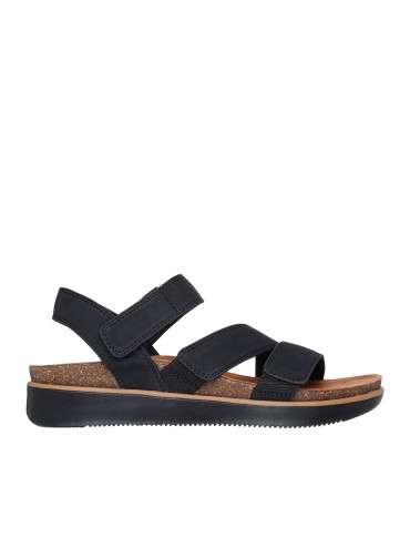 SANDALIAS CONFORT CON VELCROS SKECHERS Lifted Comfort 163252 NEGRO