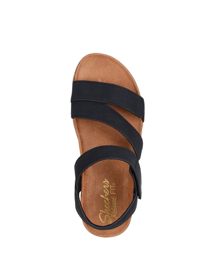 SANDALIAS CONFORT CON VELCROS SKECHERS Lifted Comfort 163252 NEGRO