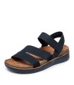 SANDALIAS CONFORT CON VELCROS SKECHERS Lifted Comfort 163252 NEGRO