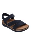 SANDALIAS CONFORT CON VELCROS SKECHERS Lifted Comfort 163252 NEGRO