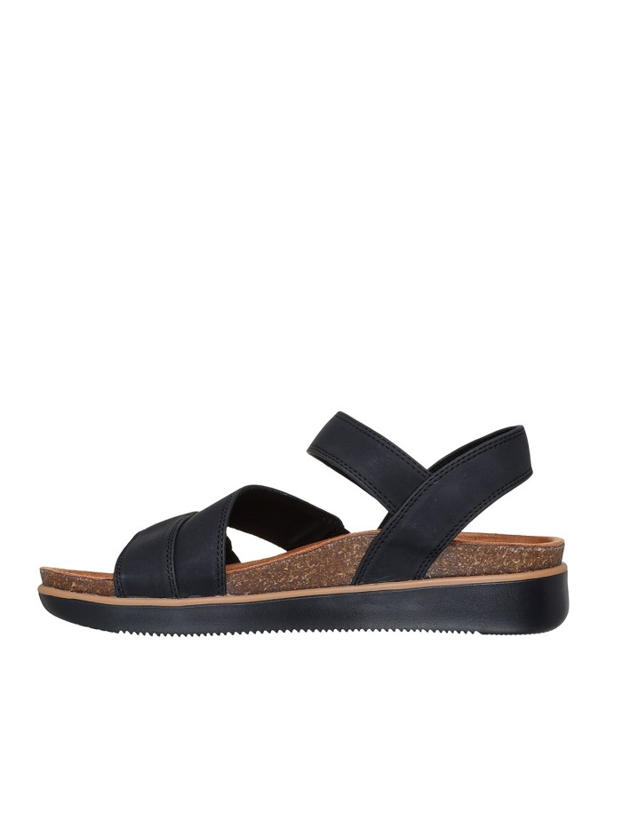 SANDALIAS CONFORT CON VELCROS SKECHERS Lifted Comfort 163252 NEGRO
