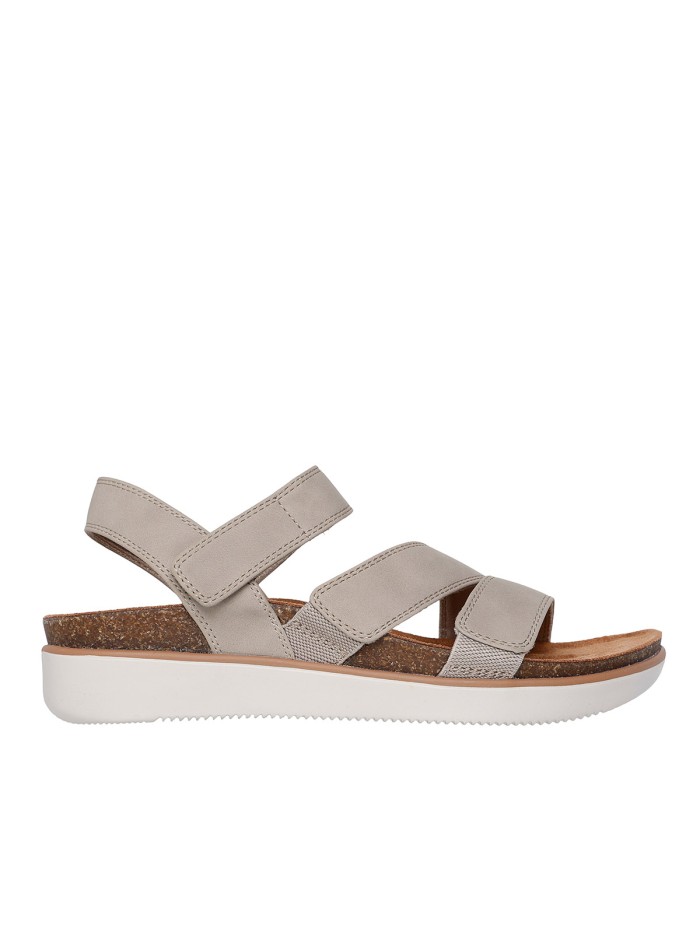 SANDALIAS CONFORT CON VELCROS SKECHERS Lifted Comfort 163252 TAUPE