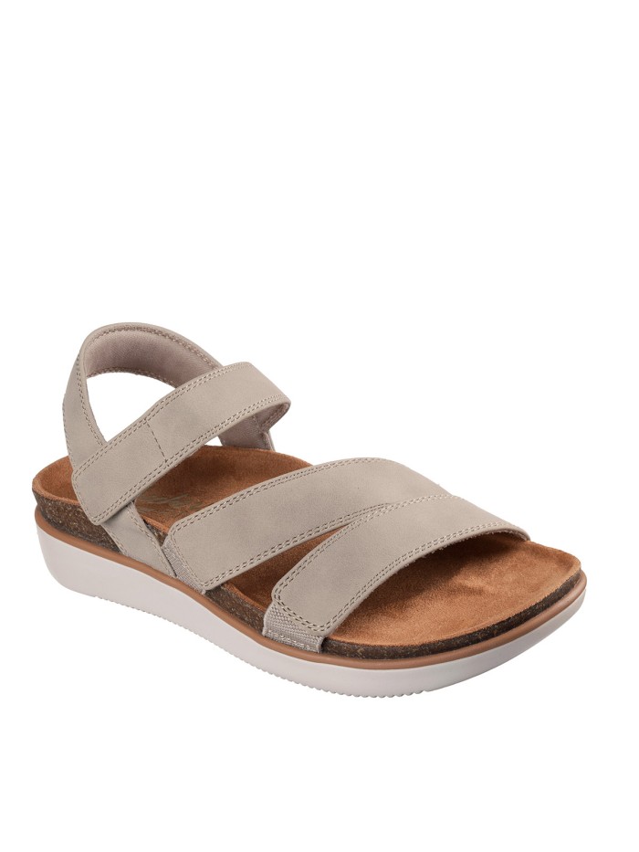 SANDALIAS CONFORT CON VELCROS SKECHERS Lifted Comfort 163252 TAUPE