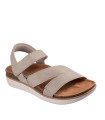 SANDALIAS CONFORT CON VELCROS SKECHERS Lifted Comfort 163252 TAUPE