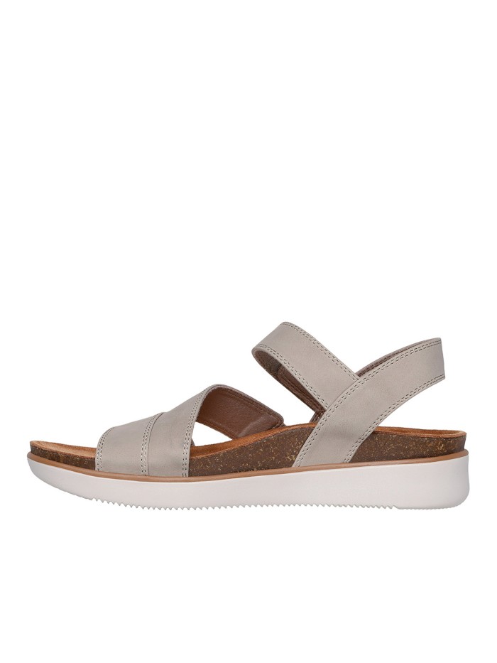 SANDALIAS CONFORT CON VELCROS SKECHERS Lifted Comfort 163252 TAUPE