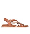 SANDALIAS DE TIRAS CON HEBILLA PARA MUJER SKECHERS BOBS Desert Kiss Low - Peak Rank 114709 CAMEL