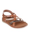 SANDALIAS DE TIRAS CON HEBILLA PARA MUJER SKECHERS BOBS Desert Kiss Low - Peak Rank 114709 CAMEL