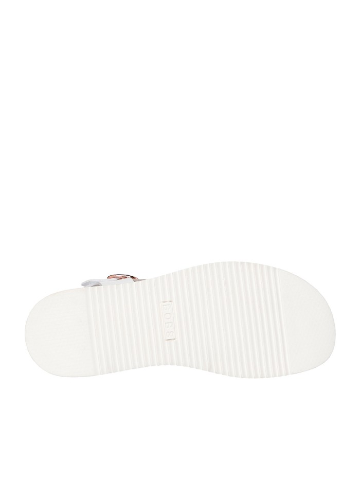 SANDALIAS DE TIRAS CASUAL PARA MUJER SKECHERS BOBS Desert Kiss Low - Peak Rank 114709 BLANCO